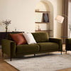 Dusk Malibu Rich Green Velvet 3 Seater Sofa RRP £1449