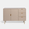 OHS Ribbed Bedside Table Cabinet 3/4/5/6 Draw Nightstand Side Board