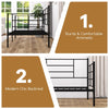 2-in-1 Sofa Bed Single Size Daybed Single Platform Bed w/ Arms & Back