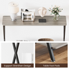 Slim Console Table with 2 Shelves,Narrow Entryway Table for Living Room, Hallway