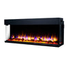 Media Wall Electric Fire 3D Fuel Bed & 13 LED Colours - Endeavour Fires Rosedale