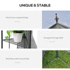 3 x 3(m) Garden Gazebo Double Top Gazebo Canopy w/ Mesh Grey