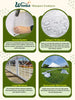 Marquee Gazebo HEAVY DUTY COMMERICAL PE 220gsm 4x6 4x8 5x10 6x12