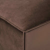 Dusk Brooklyn Cappuccino Velvet Pouffe RRP £399