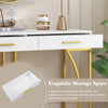 Console Table Side Table Narrow Hallway Furniture Cabinet with 2 Drawers Storage