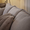 Dusk Boston Sand Velvet 3 Seater Sofa RRP £999