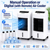 4in1 Evaporative Air Cooler Portable Air Conditioner 4L Ice Packs 75W Fan