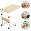 Over Bed Table Height Adjustable Mobile Hospital Overbed Aid Chair Laptop Tray.