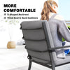 5 Pieces Outdoor Dining Set with Cushions, Garden Dining Set for 4