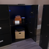 LED Sideboard 2 Door 3 Drawer Buffet Storage Cabinet Cupboard TV Unit High Gloss