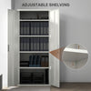 Office Cupboard Metal Storage Cabinet with Adjustable Shelves for Home Office