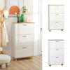 Slim Shoe Storage Cabinet with 3 Drawers and Adjustable Shelves for Hallway