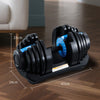 Adjustable Dumbbell 40kg Set Pair Hand Weight Dumbbell Home Gym Fitness Exercise