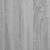 Storage Bed Frame Grey Sonoma 150 cm Engineered Wood
