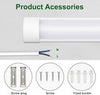 10x Led Batten Lights 60W 5FT 150MM Work Shop Garage tube Ceiling Strip 6500K
