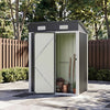 5ft x 3ft Outdoor Storage Shed Steel Garden Shed Small Tool House with Door
