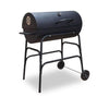 Large Oil Drum Charcoal BBQ Grill Barbecue Smoker Rack Portable Wheels Stand