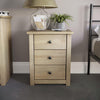 5 Drawer Chest of Drawers Narrow Solid Pine Wood Waxed Storage Bedroom Furniture