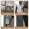 Metal Steel Garden Shed, Outdoor Bike Storage House, Utility Tool Storage