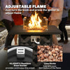 Square Propane Gas Fire Pit Table,12 KW Firepit Outdoor Patio Heater