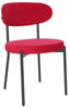 2 Velvet Dining Chairs Velvet Seat Chairs Plush velvet seat and backrest