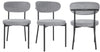 2 Velvet Dining Chairs Velvet Seat Chairs Plush velvet seat and backrest