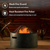 Fire Pit – 2 in 1 Firepit with BBQ Cooking Grill for Outdoor, Garden, Patio