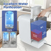 COSTWAY Countertop Reverse Osmosis Water Filter with UV Light-White