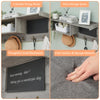 Gray Hall Tree with Padded Seat,Coat Rack & 9 Storage Cubbies,Shoe Storage Bench
