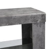 Fiesta Wooden Bar Table Unit In Concrete Effect With LED Lights