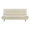 Fluffy Cream Boucle 2 Seater Sofa Bed - Cirrus