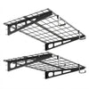 2 Pcs 2x4FT Heavy Duty Garage Wall Mounted Shelves,400lbs,Metal Storage Rack