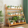 Multiple Flower Plant Pot Stand Folding Ladder Display Shelf Garden Storage Rack