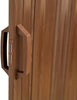 Folding Double Central Opening PVC Door Accordion Panels Washable Internal Door