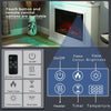 Electric Fireplace with Surround, LED Flame & Mood Light – Endeavour Harwood