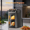 Dual Air Fryer 8L, 13 Programs with Visual Window, 2600W, 2 Years Warranty, NEW