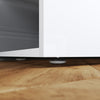135 160 180cm High Gloss White TV Stand Cabinet Storage Shelves with LED Lights