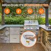 Outdoor Kitchen Cabinet Stainless Steel 2 Drawer w/Paper Towel Holder BBQ Island