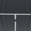 Anthracite Metal Garden Shed Outdoor Tools Storage Sheds Small House Bin Sheds
