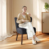 Modern Velvet Armless Accent Chair w/Adjustable Feet & Solid Wood Legs