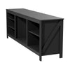 Electric Fireplace With TV Stand Unit Cabinet LED Fire Heater Flame Living Room