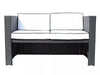 Rattan Direct Barcelona Black & Vanilla Garden Sofa Cube Dining Set RRP £2880