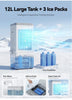 4 in 1 Portable Air Cooler | Air Conditioner | 12L Water Tank | 3 Speed