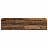 Bed Frame with Drawer Old Wood 100 x 200 cm Solid Pine Wood