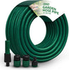 30M REINFORCED GARDEN HOSE PIPE TUBE SET SPRAY WATERING NOZZLE FULL SET FITTINGS