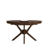 Large Walnut Round to Oval Extendable Dining Table - Seats 4 - 6 - Karie KAE004