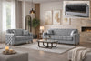 FREE DELIVERY Grey Chester Sofa Bed 3 Seater with 2 Cushions Brand New In Box