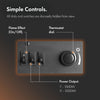 Electric Stove Heater 2000W Indoor Fireplace Log/Wood Burner LED Flame