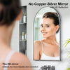 Arched Bathroom Mirror Cabinet Wall Mounted with Storage Modern Mirror Cupboard