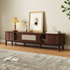 TV Stand Cabinet 170cm Long Media Entertainment Center For Living Room, Walnut